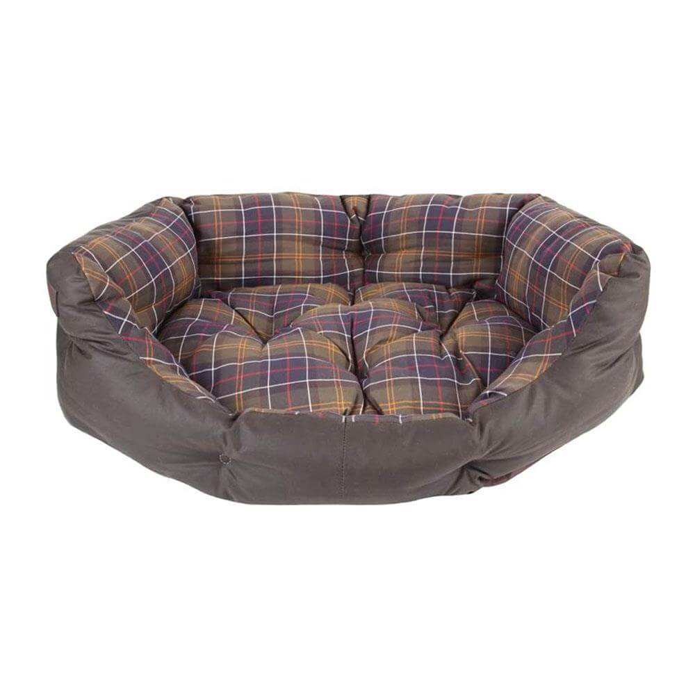 Barbour Wax Cotton Tartan Dog Bed 30 Inches